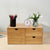 Mini Bamboo Desk Organizer Drawer Desktop Storage