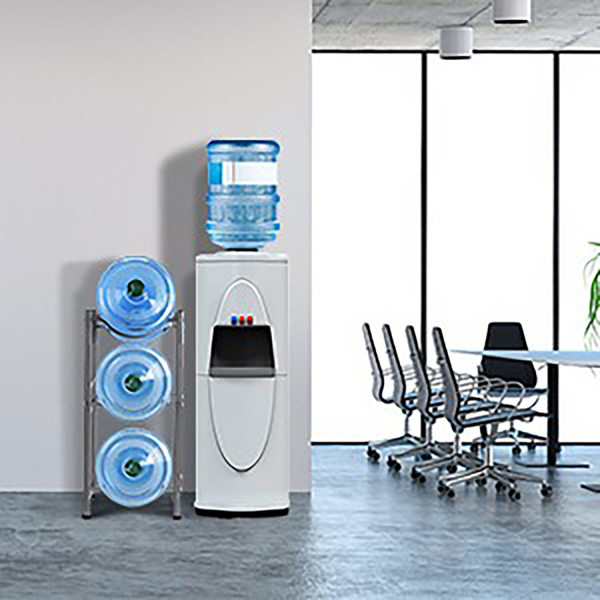 Water Jug Holder 3-Layer Detachable Storage Rack (Silver)