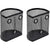 Metal Mesh Magnetic Organizer 2-Pack Semicircle for Office Home