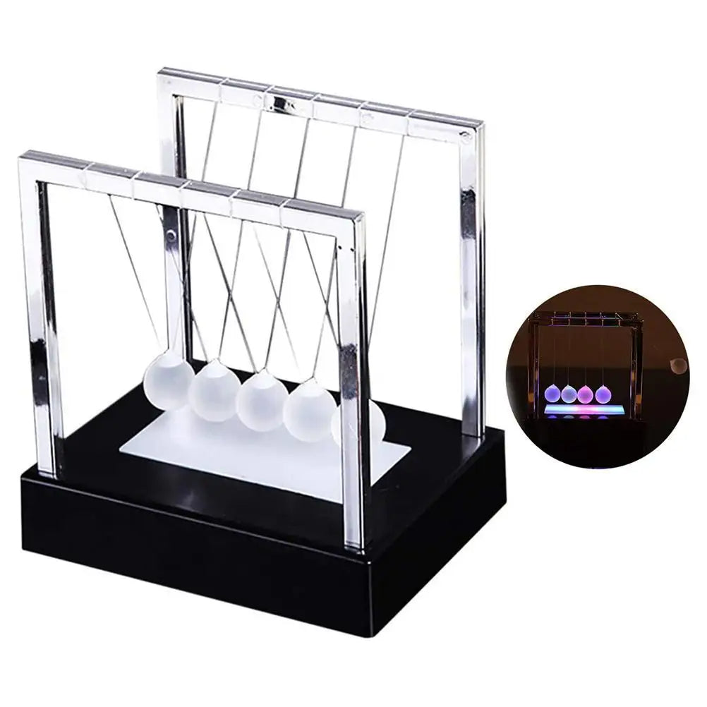 Light Up Newtons Cradle Balance Balls for Office Home