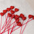 10Pcs Romantic Heart Glitter Foam Flower Bouquet Picks Stick Cake Toppers