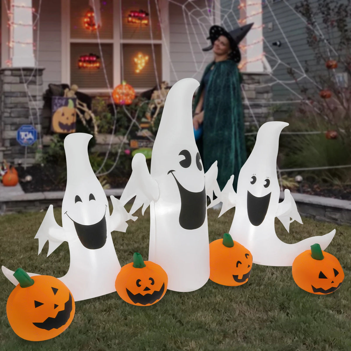 2.3M Halloween Inflatable with LED Lights