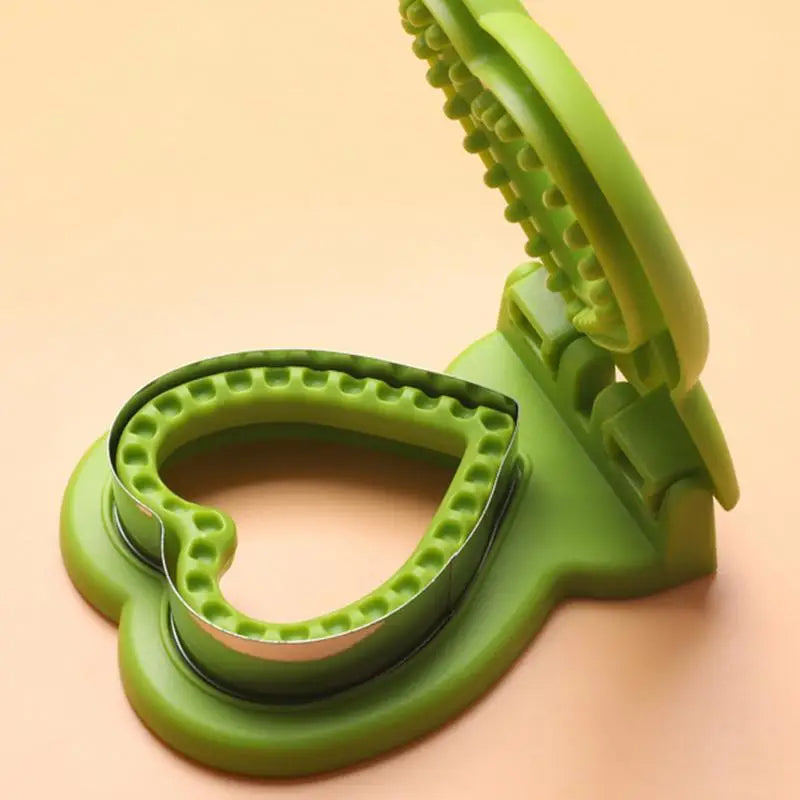 Heart Sandwich Cutter and Sealer for Kids Breakfast (Red)