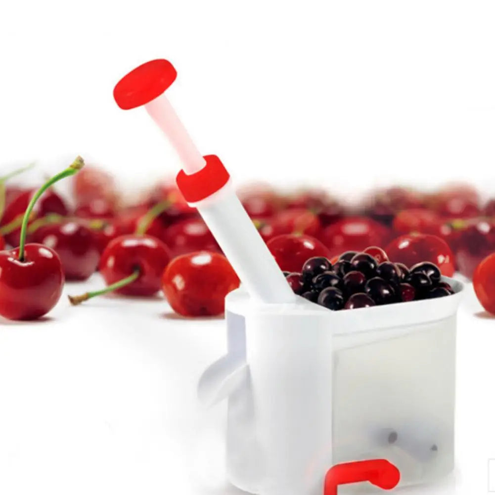 Cherry Pitter Seed Extraction Machine Fruit Stone Remover (White)