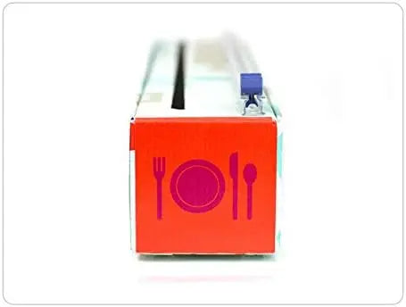 Refillable Wrap Dispenser with Slide Cutter 12-inch 250ft Roll Capacity (Green)