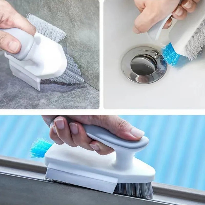 Ergonomic Handle Gap Cleaning Brush Flexible Multi-Surface Tool