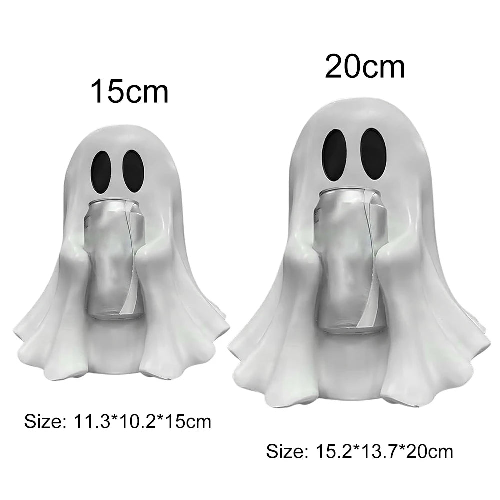 Cute Resin Ghost Drink Holder Stand 15CM