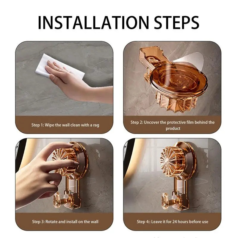 Heavy Duty Suction Cup Hooks Waterproof Storage Hangers for Bathroom and Kitchen (Gray)