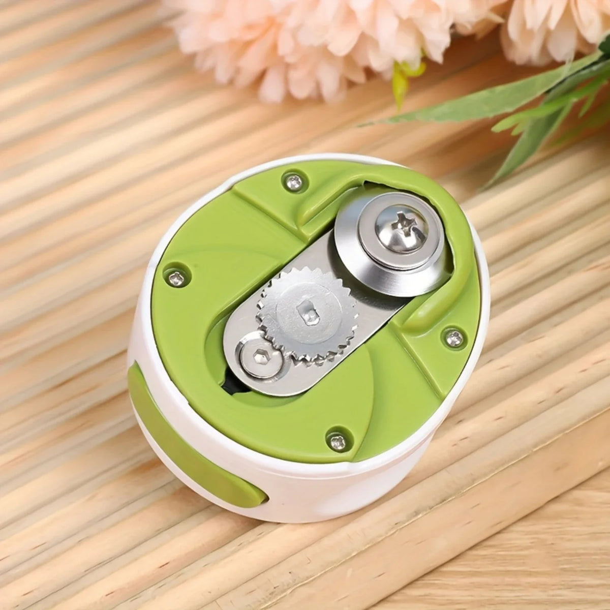 Professional Stainless Steel Can Opener 2-Pack for Kitchen Commercial Use (Green)