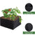 Garden Planting Bag with Handles Felt Grow Bag Rectangle Planting