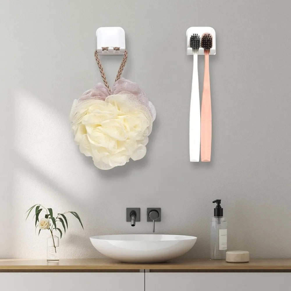 Self-Adhesive Wall Mount for Bathroom Organization (2-Piece Set)