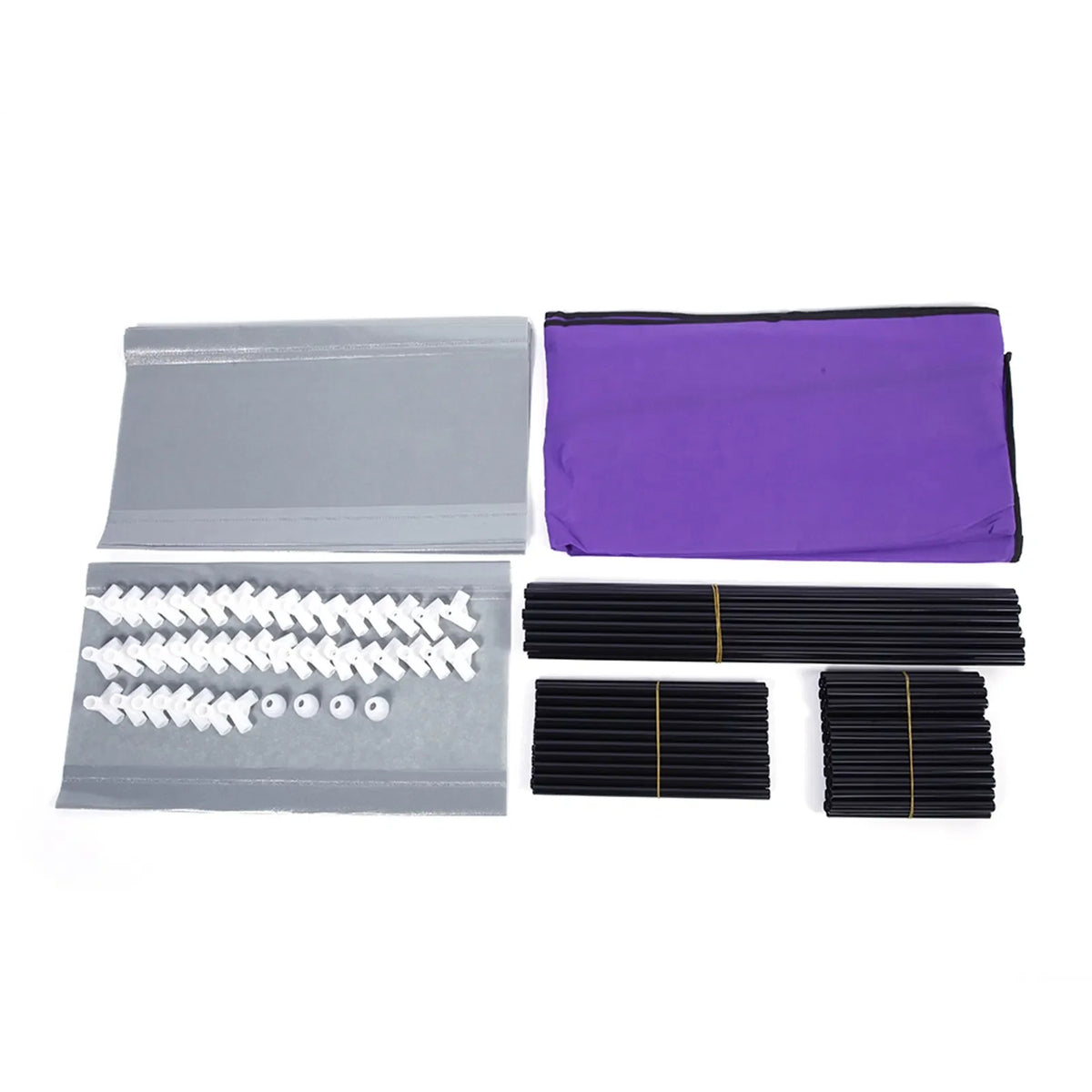 Home Shoe Rack 9 Grid 10 Layer Purple Dustproof Closet