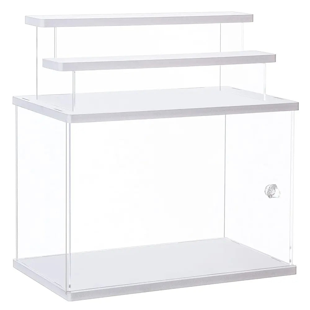 Acrylic Display Case for Collectibles for Countertop Dustproof Cube (Clear)
