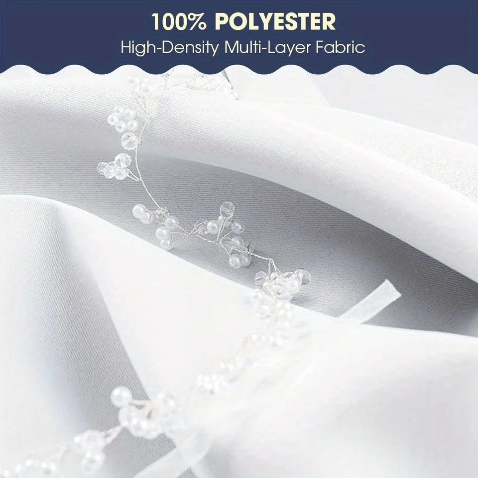 Abstract Red Heart Window Valance – Flat Artistic Design Curtain Topper