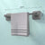 Suction Cup Towel Rack Single, No Drilling Bathroom Storage (Gray, 30CM)