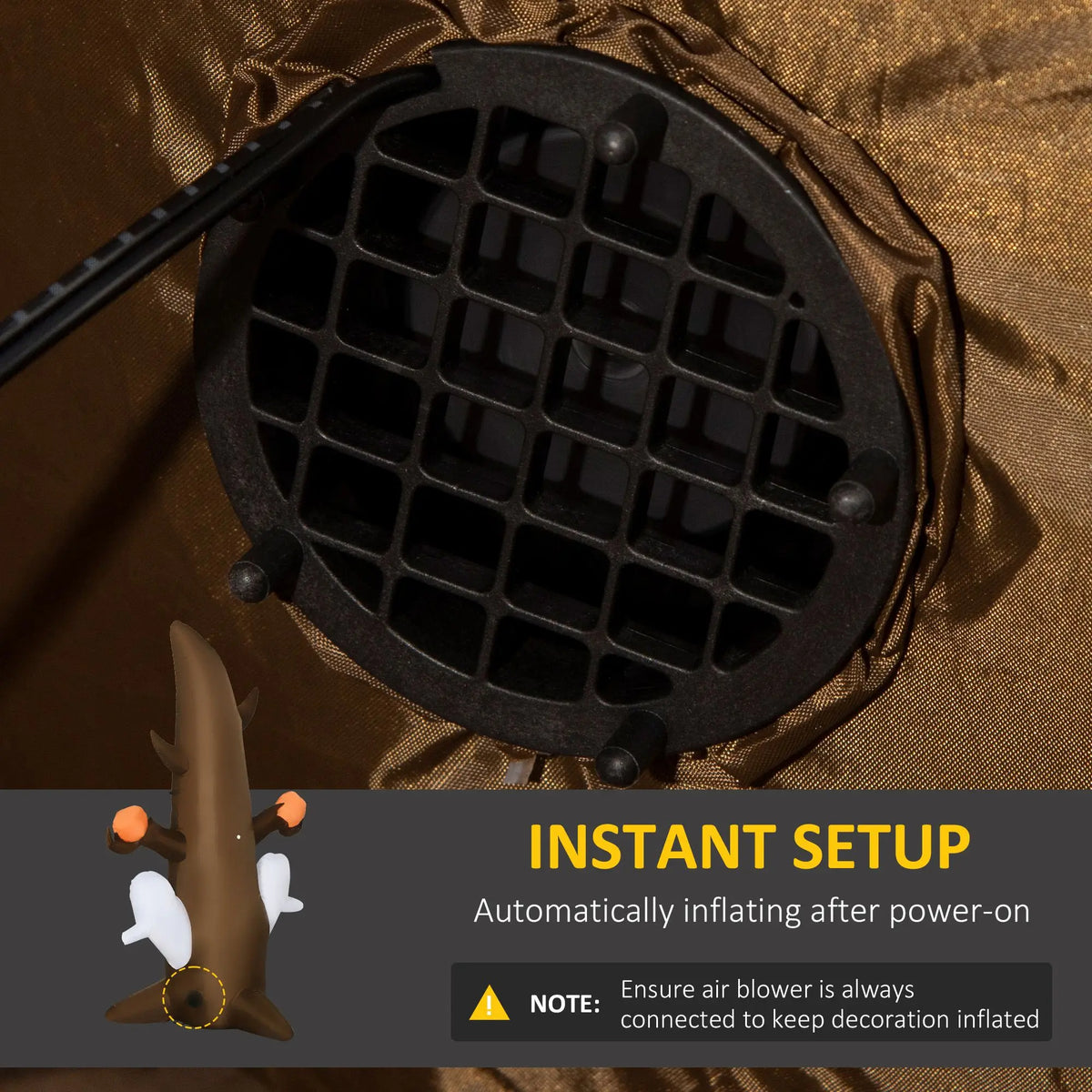 5ft LED Inflatable Halloween Ghost Tree with Pumpkins