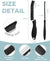 Hard Bristle Crevice Cleaning Brush Multifunctional Gap Scrub