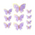 Purple Decorative Butterfly Cake Decoration for Party & Event Topper