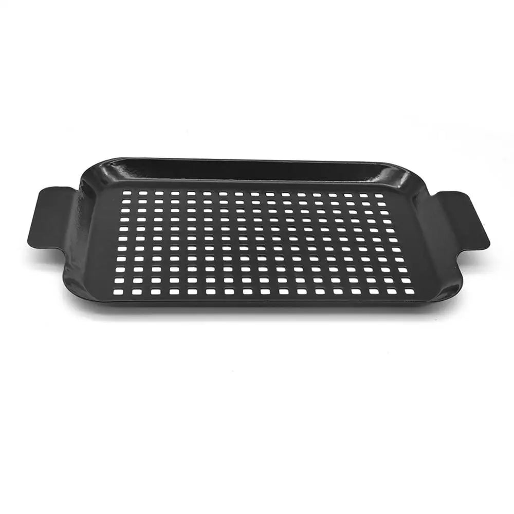 Indoor Outdoor BBQ Grill Pan Nonstick Double-Size