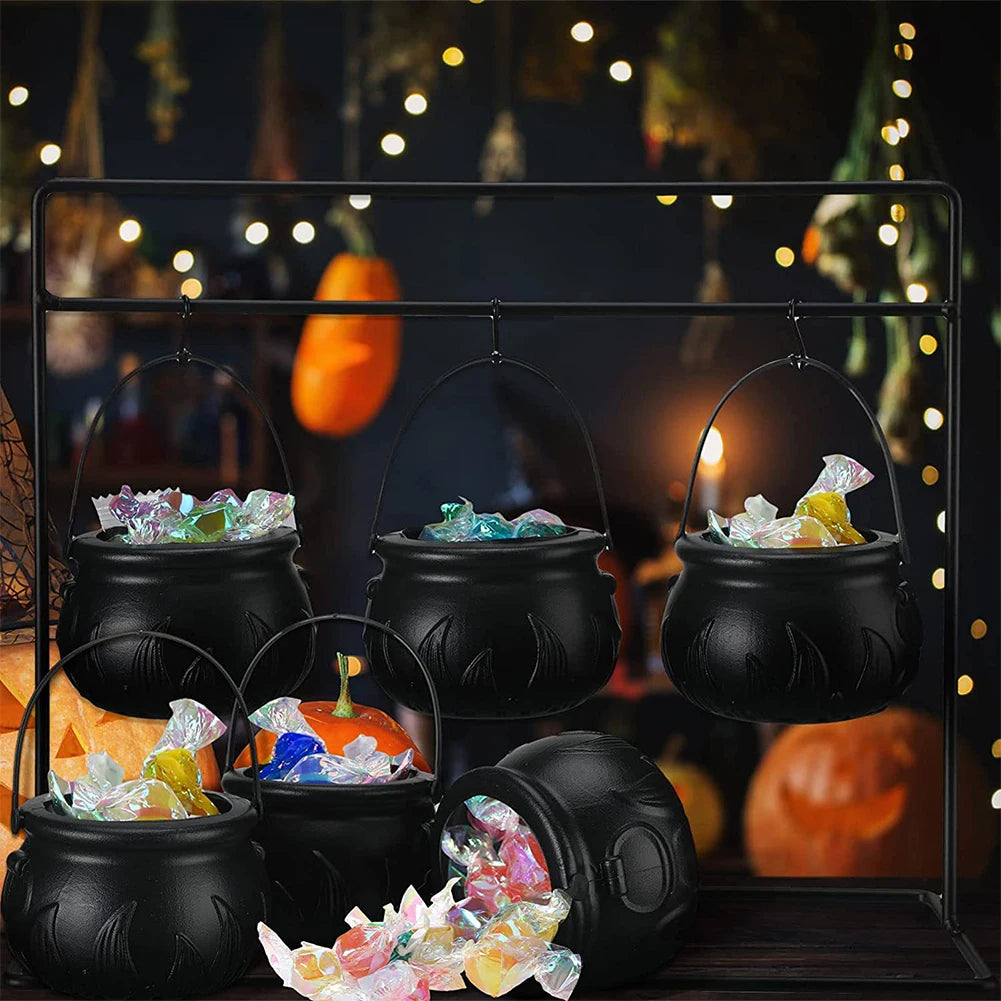 Trick or Treat Candy Bucket Witch Cauldron 9-Piece