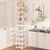 10-Tier Shoe Rack Durable Metal Corner Organizer for Shoes Storage (Black)