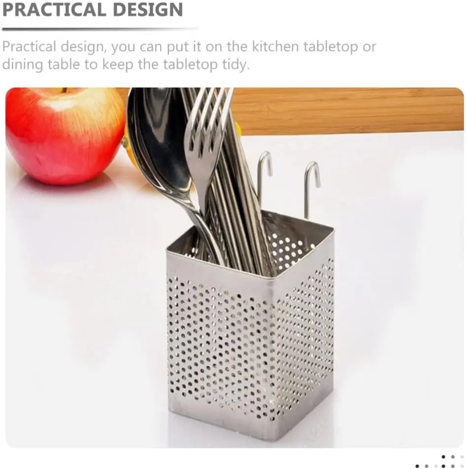 Kitchen Utensil Drying Rack Holder 2-Piece Stainless Steel