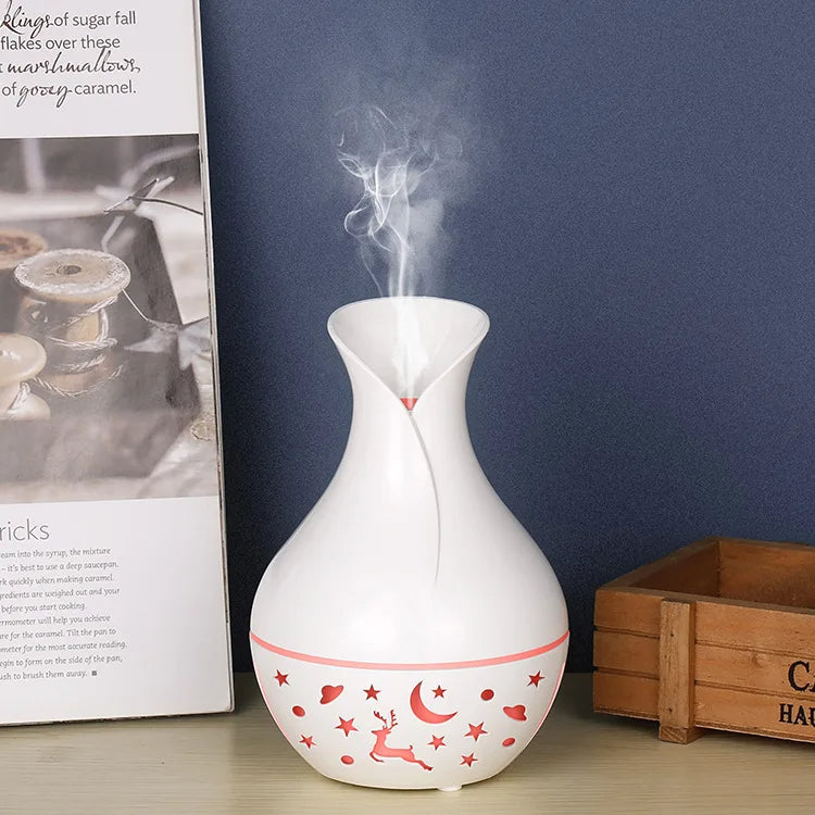 Ultrasonic Cool Mist Humidifier with Essential Oil Diffuser &amp; LED Light