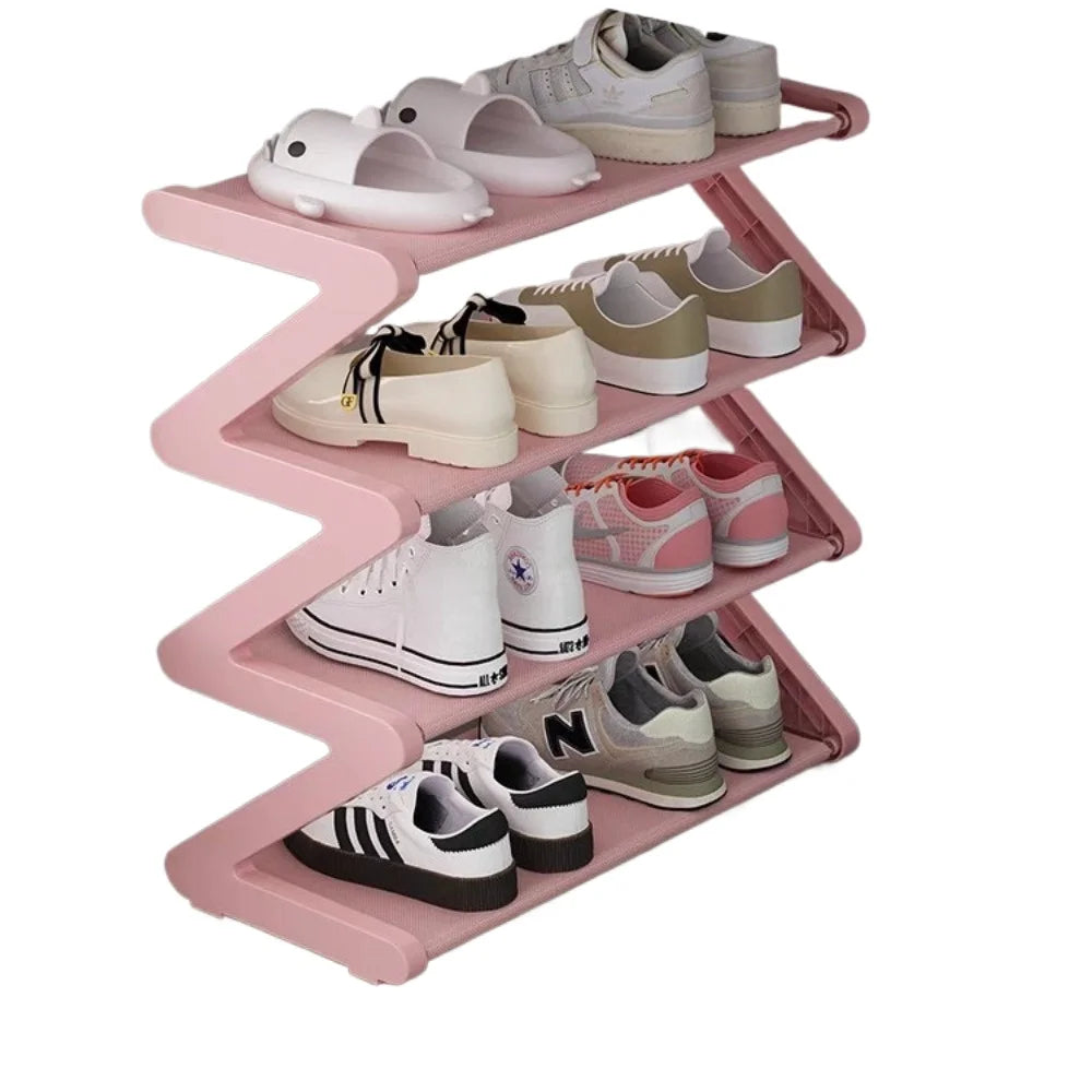 Simple Household Z-Rack Shoe Organizer