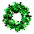 Shamrock Garland Wreath for St. Patrick's Day Irish Festival Decor