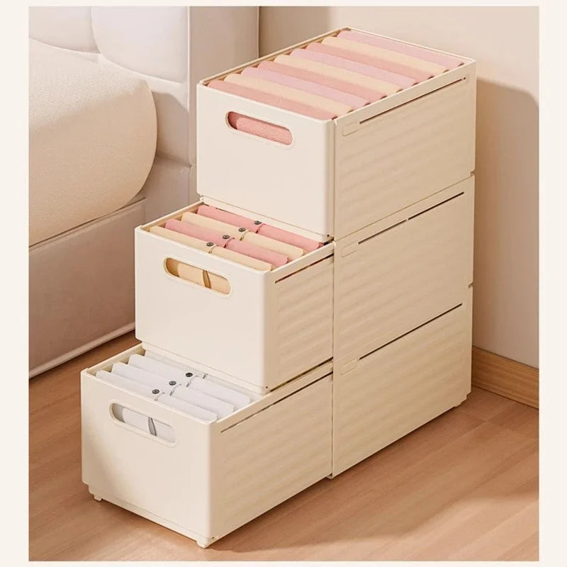 Adjustable Closet Clothes Drawer Organizer Multipurpose Storage Bins