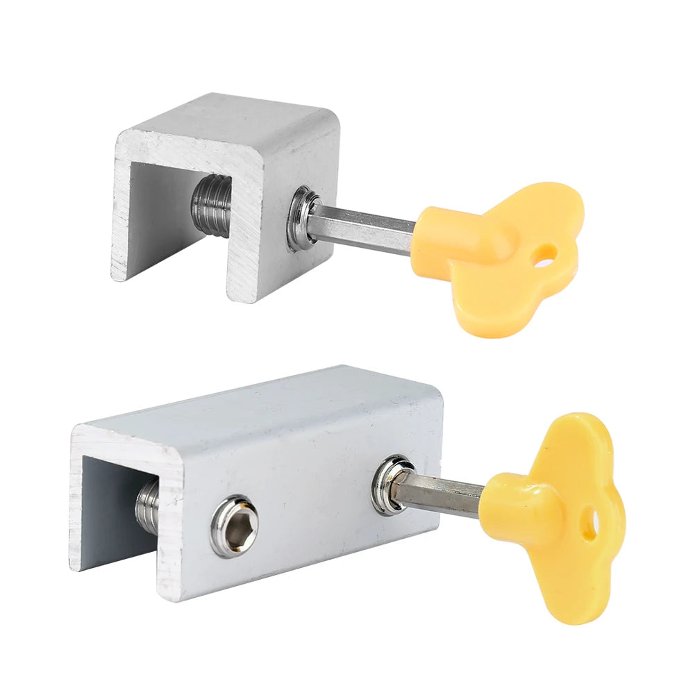 Adjustable Window Locks with Key Child Pet Safety 10-Pack