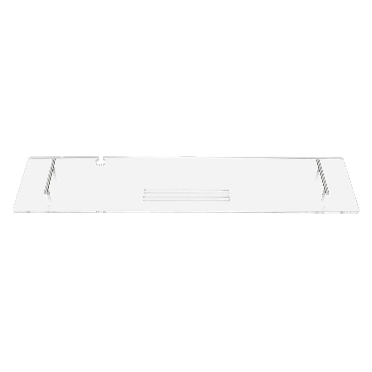 Luxury Acrylic Bathtub Tray – Clear Bath Caddy with Phone, Wine Glass &amp; Book Holder