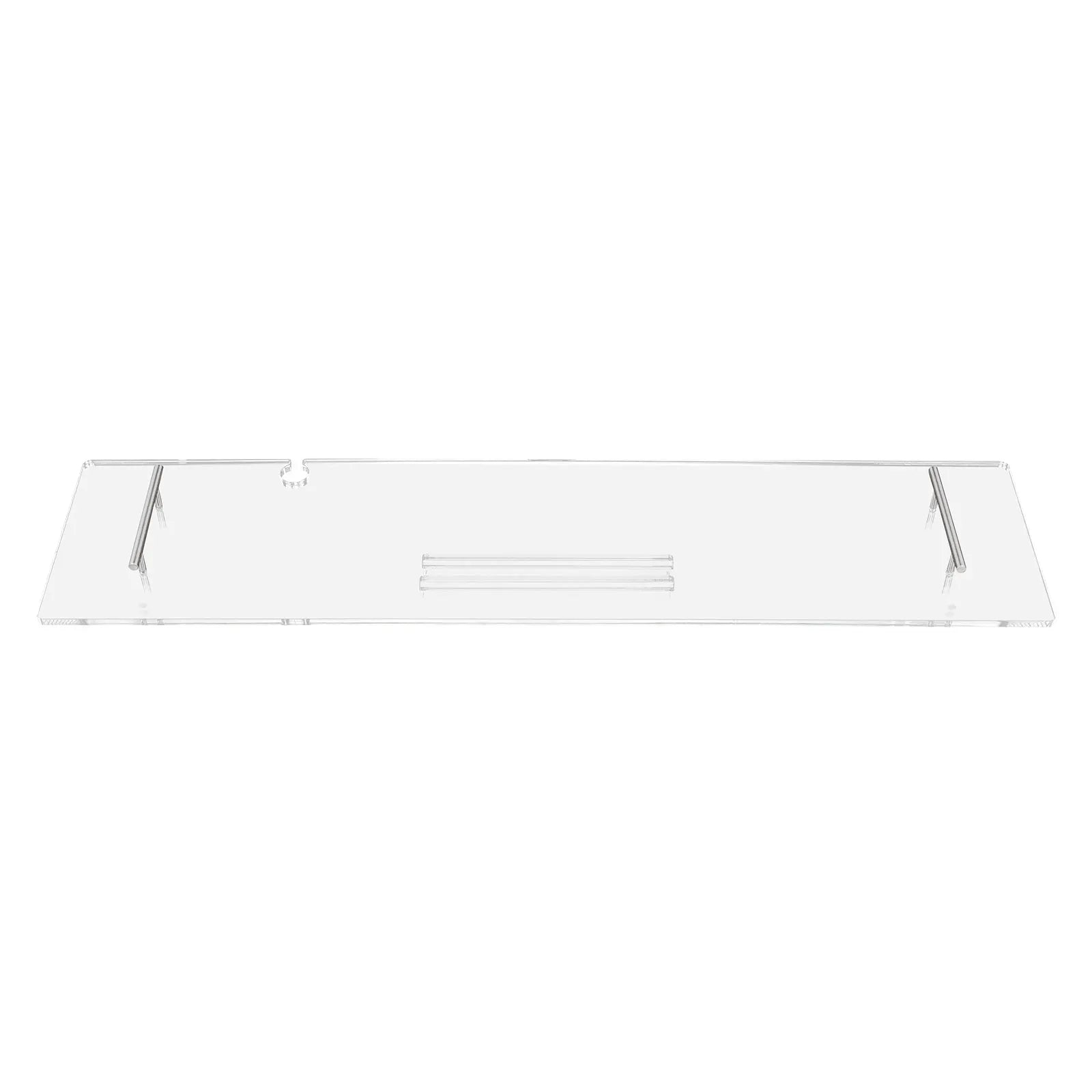 Luxury Acrylic Bathtub Tray – Clear Bath Caddy with Phone, Wine Glass & Book Holder