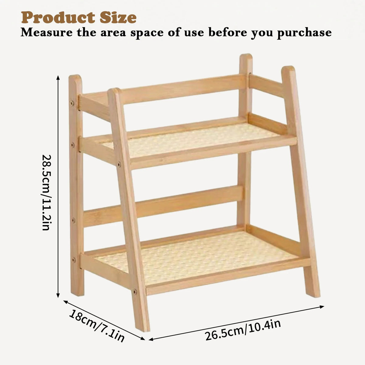 Double Layer Organizer Rack with Cup Holder for Office Kitchen Counter