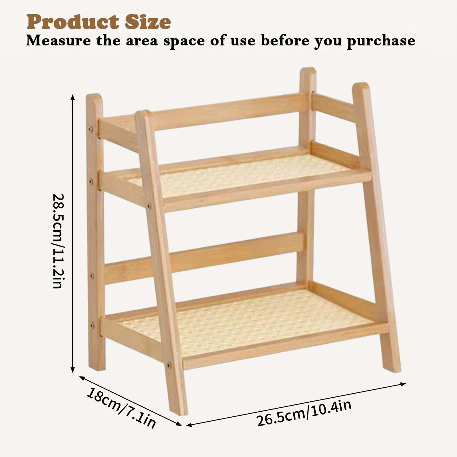 Double Layer Organizer Rack with Cup Holder for Office Kitchen Counter