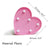 Pink Heart Shape Atmosphere Led Neon Light Sign Wall Mounted Night Light