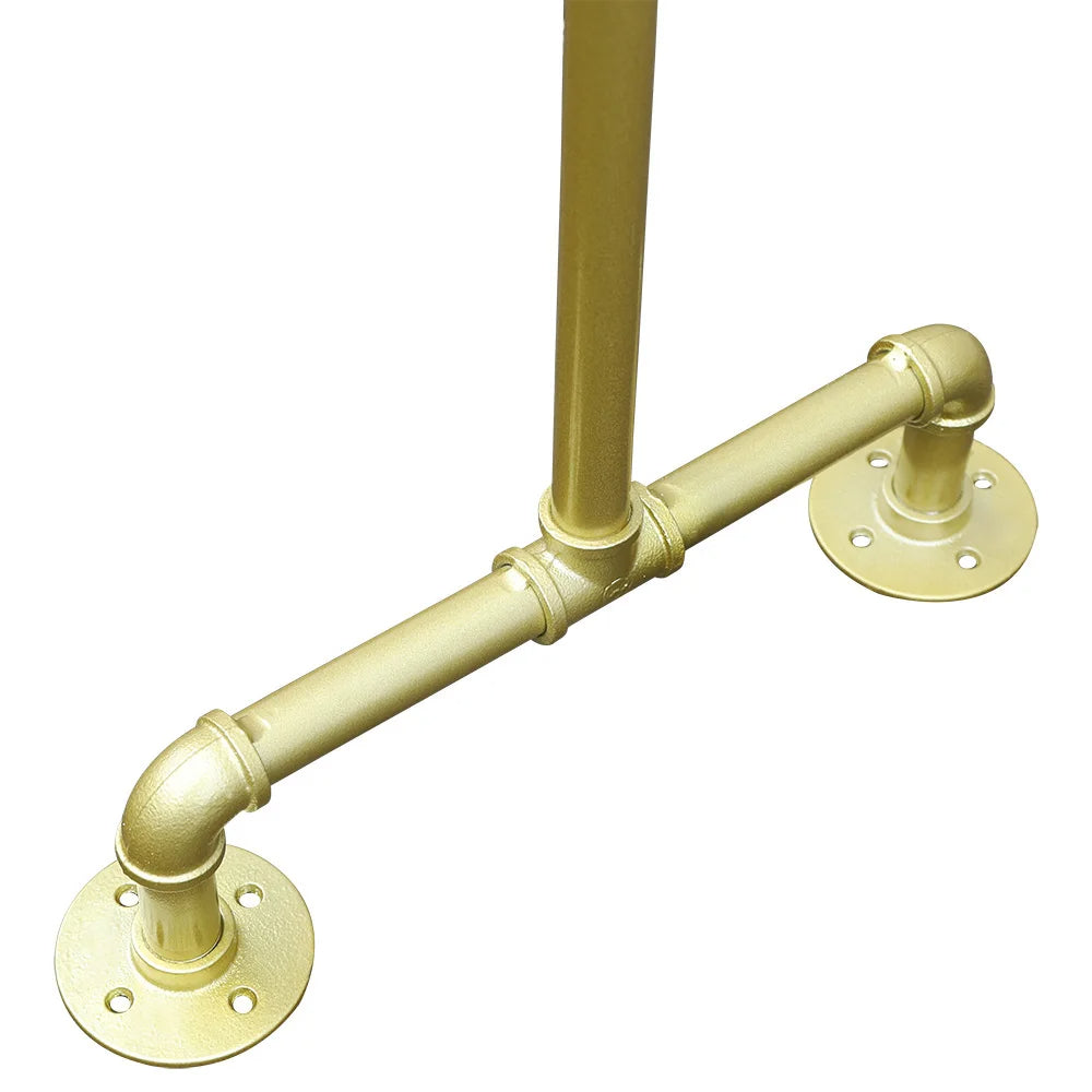 Floor Garment Display Stand Heavy Duty Iron Clothing Rack