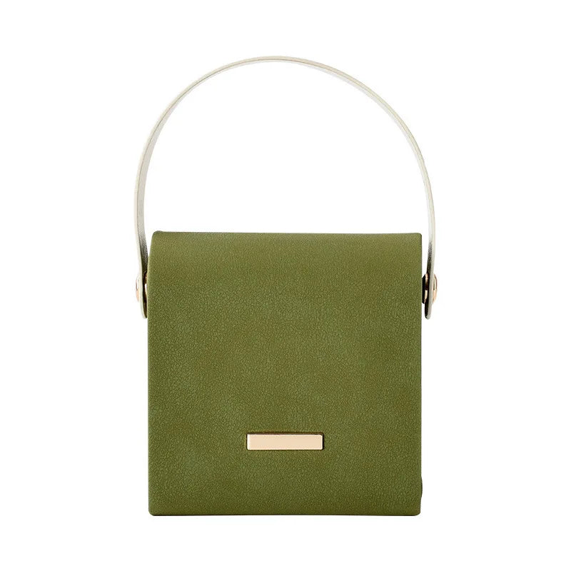 Portable Travel Jewelry Box Mini Storage Case (Green)