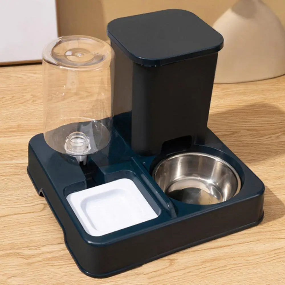 2-in-1 Automatic Cat Feeder &amp; Water Dispenser Set