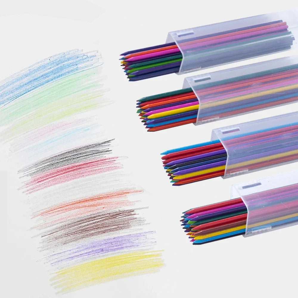 Automatic Drafting Pencils 2.0mm 6PCS for Artists and Designers