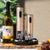 Electric Wine Opener 7 Piece & Vacuum w/ Aerator, 2 Stoppers, Charger Base, Rose Gold