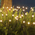 8 LED Solar Powered Garden Lights Firefly Lights Outdoor Waterproof Vibrant Swaying Lights for Patio Pathway Decoration, Warm Light