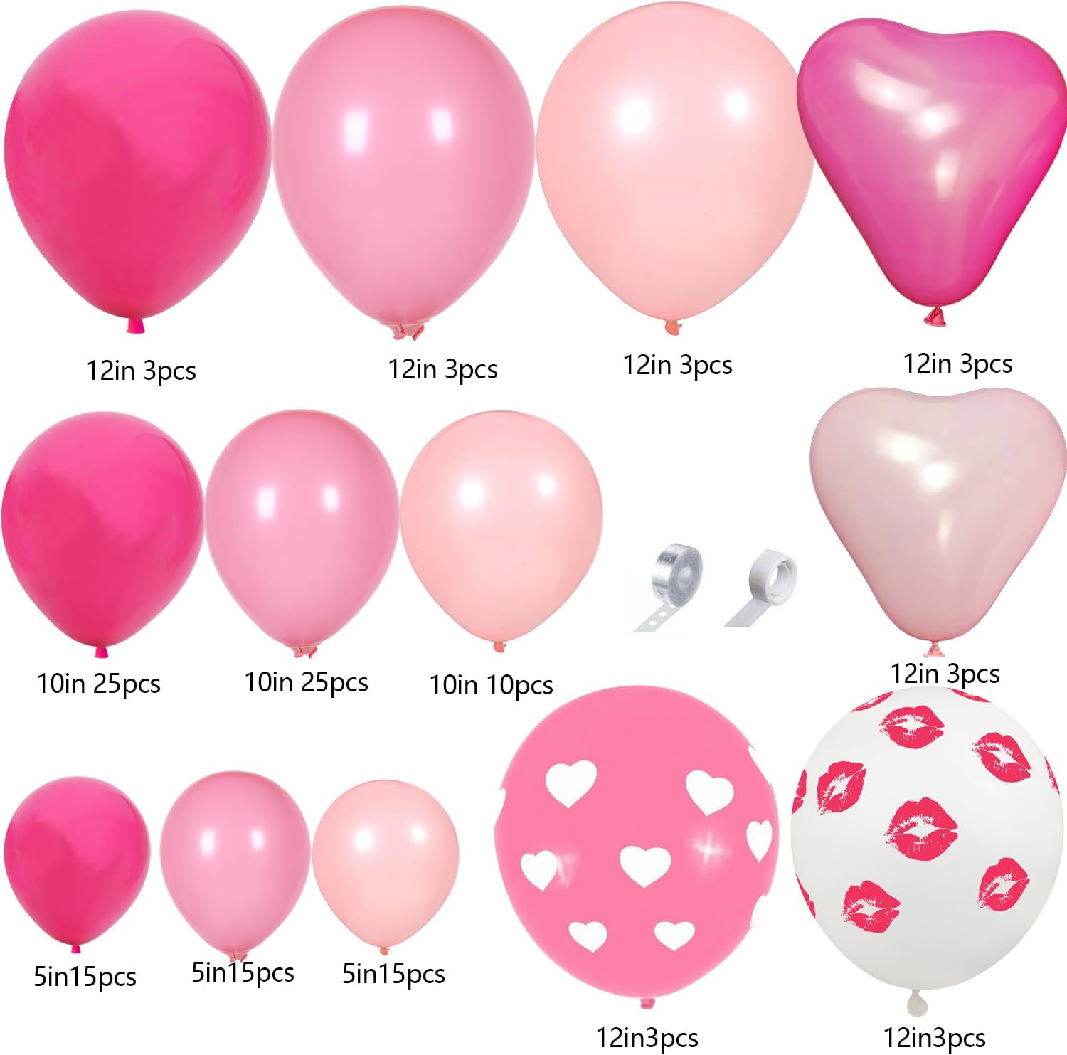 136 Pieces Galentines Day Decorations Galentines Day Balloon Garland Arch Kit