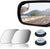 Blind Spot Mirrors 2PCS Frameless 2" HD Glass Convex Side Rear Mirror, Diamond