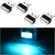 Portable Mini LED Night Light, 4 Pack USB LED Car Interior Atmosphere Lamp, Ice Blue