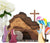 Easter Resurrection Scene Ornament Religious Easter Decorations 10PCS Set