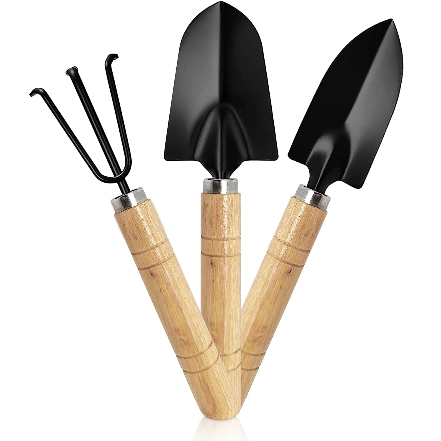 Gardening Garden Shovel Set Tools, 3 Pieces, Gardening Tools Heavy Duty Garden Tool