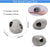 Aquarium Fish Tank Decorations 2 Pack Ceramic Rock Oval Caves