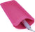 Silicone Heat Resistant Mat Pouch for Hair Straightener Iron, Pink