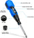 Electric Screwdriver Sets, Portable Automatic Home Repair Tool Kit with LED Lights and USB Cable, Blue